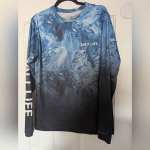 Salt Life Blue Long Sleeve Shirt